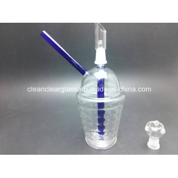 Wholesale 2015 New Ice Cake Cup Oil Rig Dabber Vapor Glass pipe with 14.5mm Joint